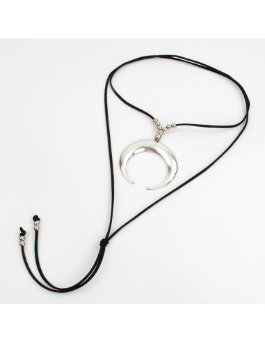 Collar de Gamuza Silver Moon