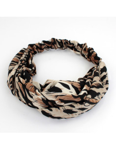 Turbante Tiger Camel