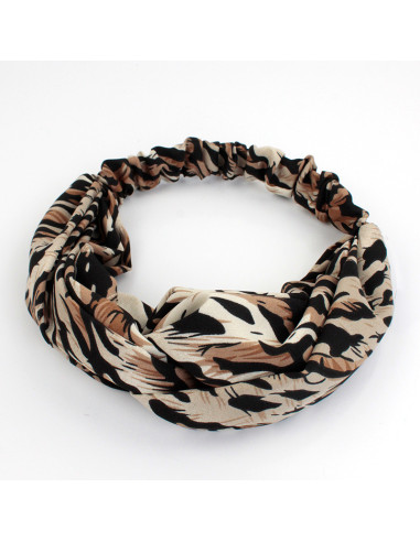 Turbante Tiger Camel