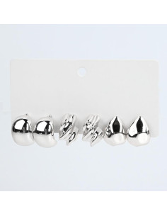 Set x3 Aros Silver Textures