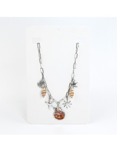 Collar Multicharms Marine Shells