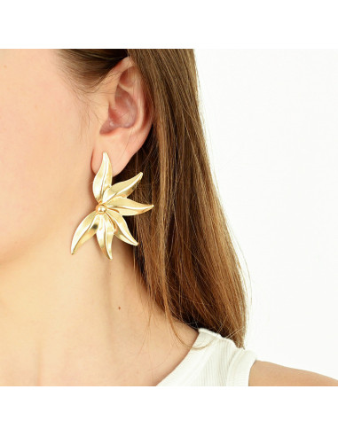 Aro Middle Flower Gold