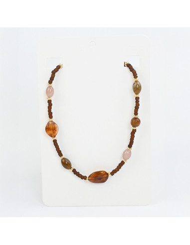 Collar Flexible  Wood And Acrylic