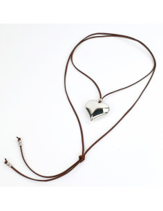 Collar de Gamuza Silver New Love