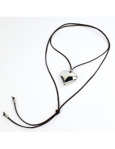 Collar de Gamuza Silver New Love