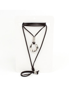 Collar de Gamuza Melted Circle