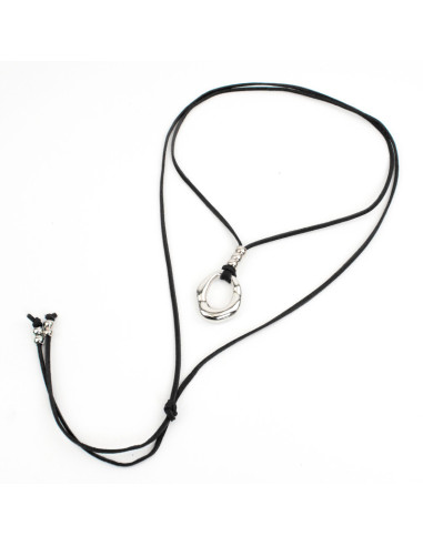 Collar de Gamuza Melted Circle