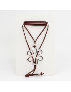 Collar de Gamuza Flowered