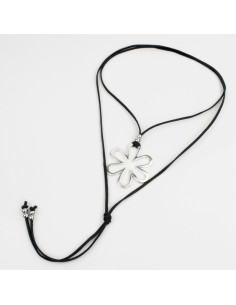Collar de Gamuza Flowered