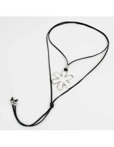 Collar de Gamuza Flowered