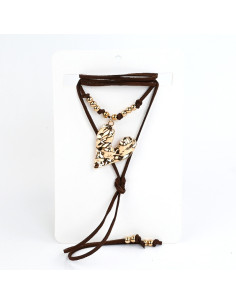 Collar de Gamuza Golden Lover