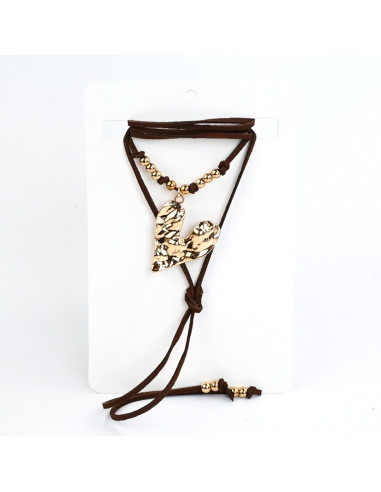 Collar de Gamuza Golden Lover