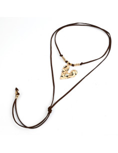 Collar de Gamuza Golden Lover