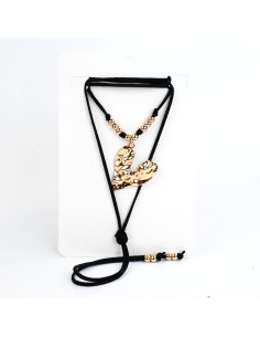 Collar de Gamuza Golden Lover