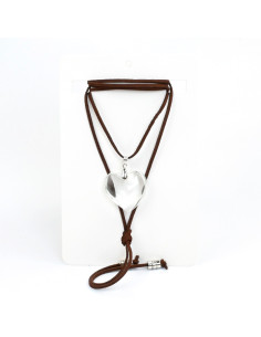 Collar de Gamuza Crystal Love