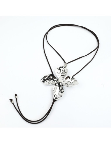 Collar de Gamuza Big Flor