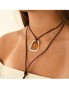 Collar de Gamuza Boho Candy