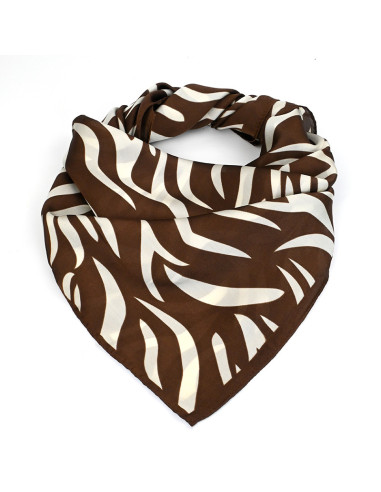 Pañuelo Clasic Zebra Brown (70x70)