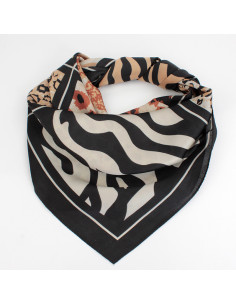 Pañuelo Prints Trend Black (70x70)