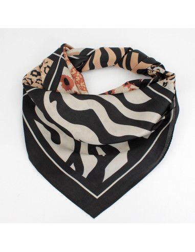 Pañuelo Prints Trend Black (70x70)