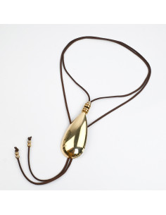Collar de Gamuza Full Gold Tear