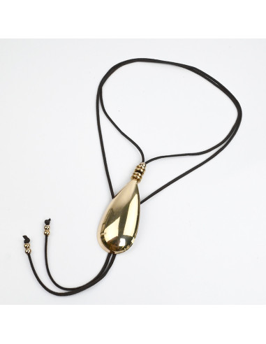 Collar de Gamuza Full Gold Tear