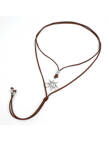 Collar de Gamuza Boho Sun