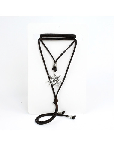 Collar de Gamuza Boho Sun