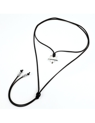 Collar de Gamuza Curved Star