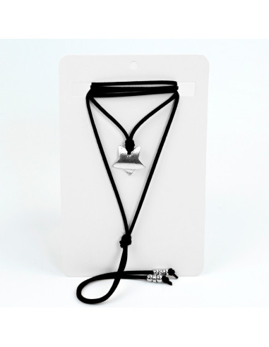 Collar de Gamuza Curved Star