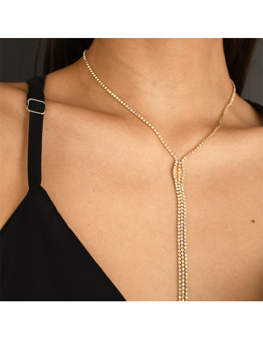 Collar de Strass Large Tornasol Glam