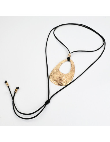 Collar de Gamuza Golden Print