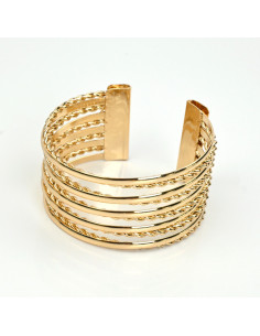 Brazalete Twisted Gold