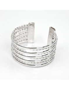 Brazalete Twisted Silver