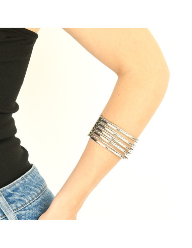 Brazalete Twisted Silver