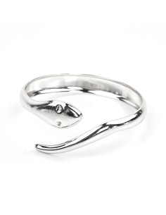 Brazalete Thin Silver Snake