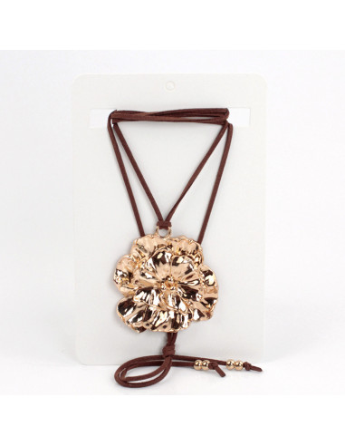 Collar de Gamuza Organic New Flower
