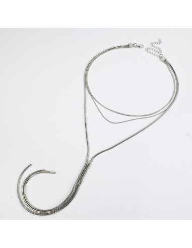 Collar de Cadenas Silver Tie