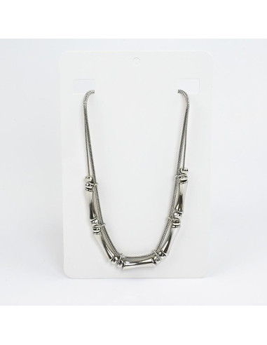 Collar de Cadenas Full Silver