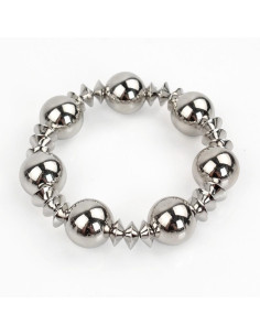 Pulsera Elástica Silver Sphere