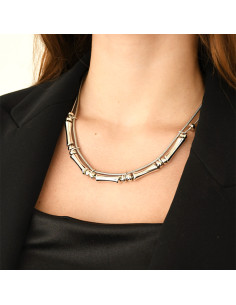 Collar de Cadenas Full Silver