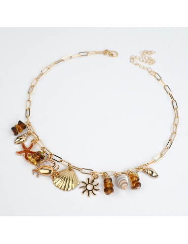 Collar Multicharms Corals