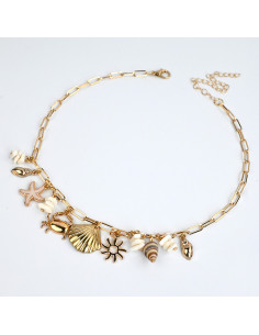 Collar Multicharms Corals