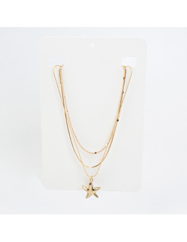 Collar de Cadena Golden Sea Star