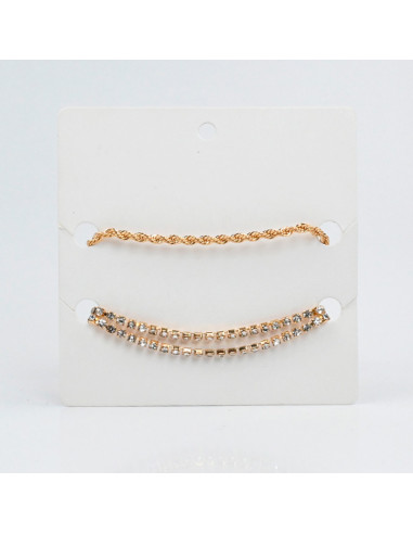 Set de Pulseras Golden Glam