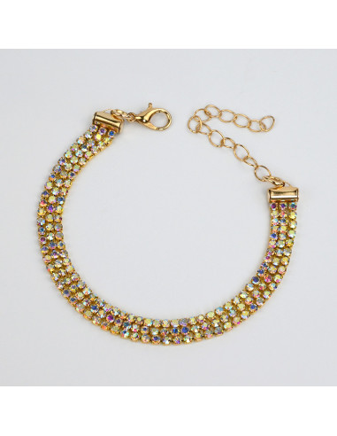 Pulsera De Strass Night Out Gold