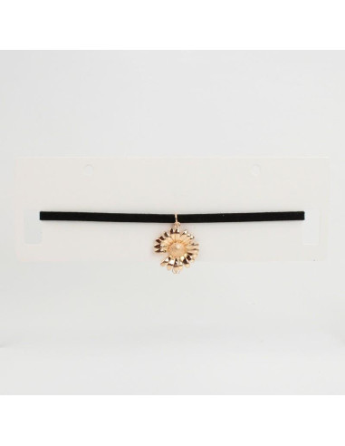 Choker de Gamuza Golden Margaret