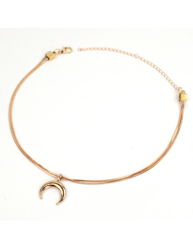 Choker de Cadena Inverted Moon