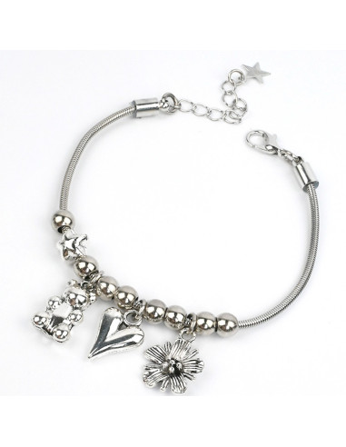 Pulsera Silver Charms