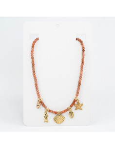 Collar Multicharms Golden Sea